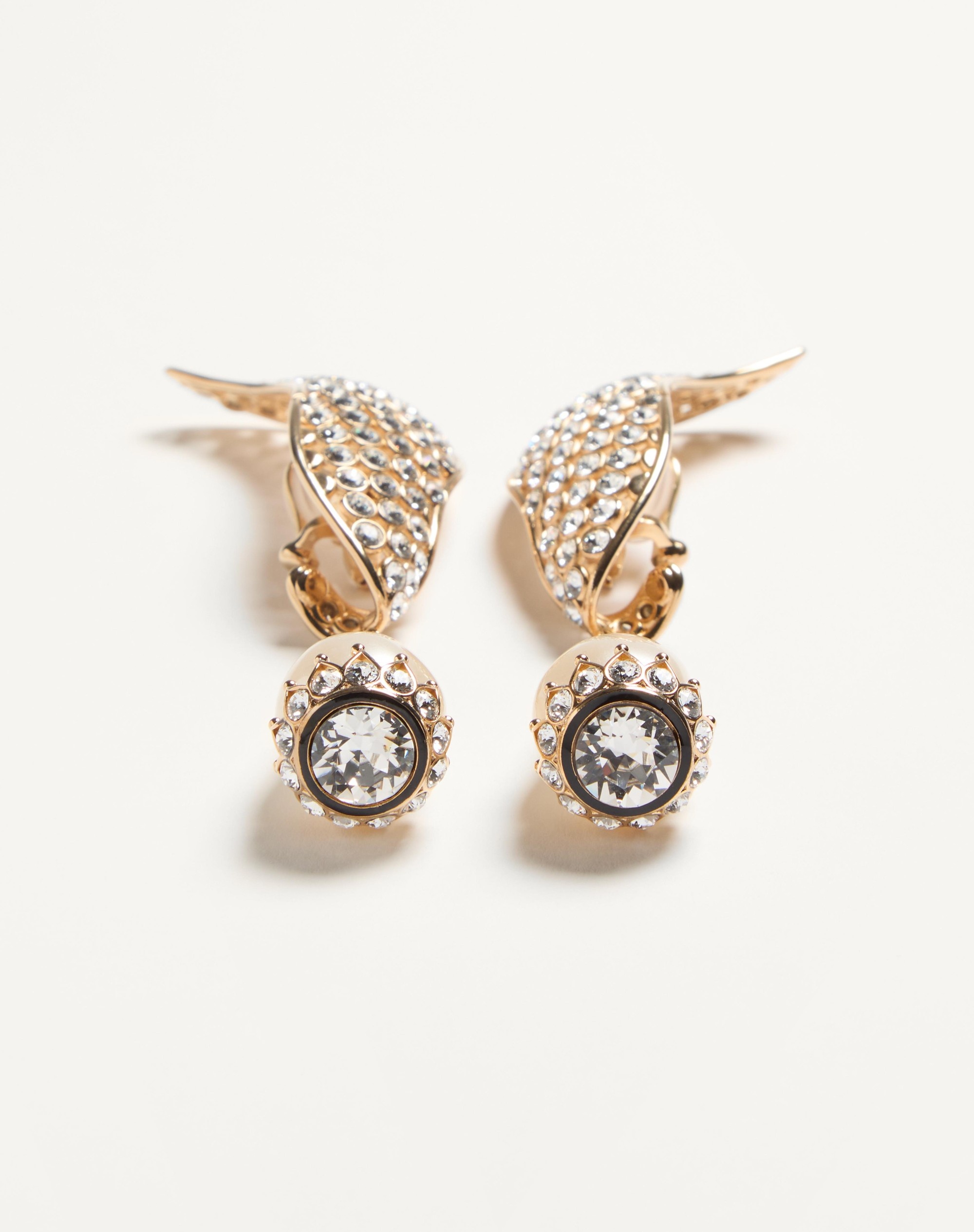 POETIQUES DES GOUTTES EARRINGS IN METAL, PEARL AND SWAROVSKI® CRYSTALS - 2