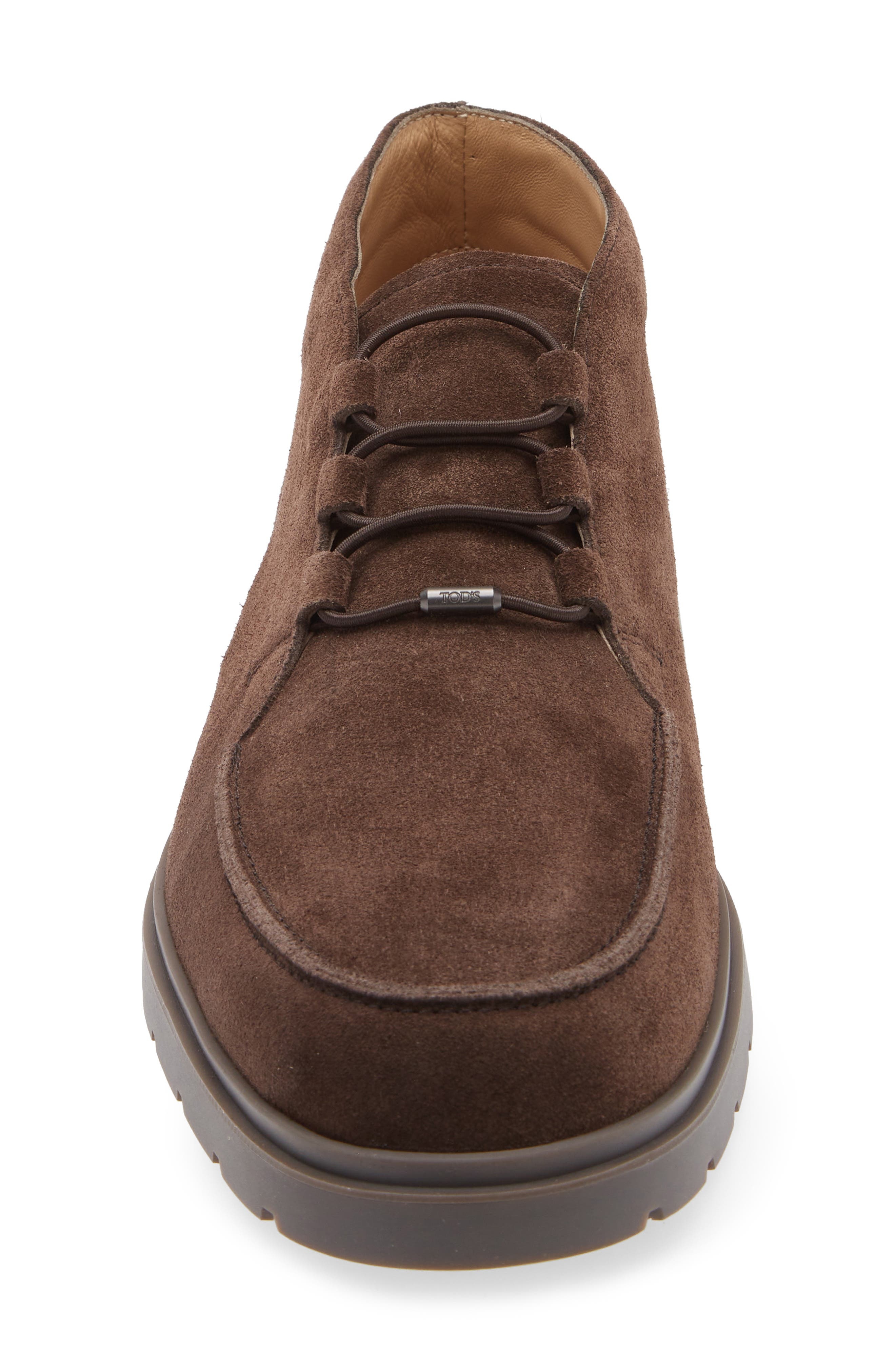 Tod's Apron Toe Suede Chukka Boot in Testa Moro at Nordstrom - 4
