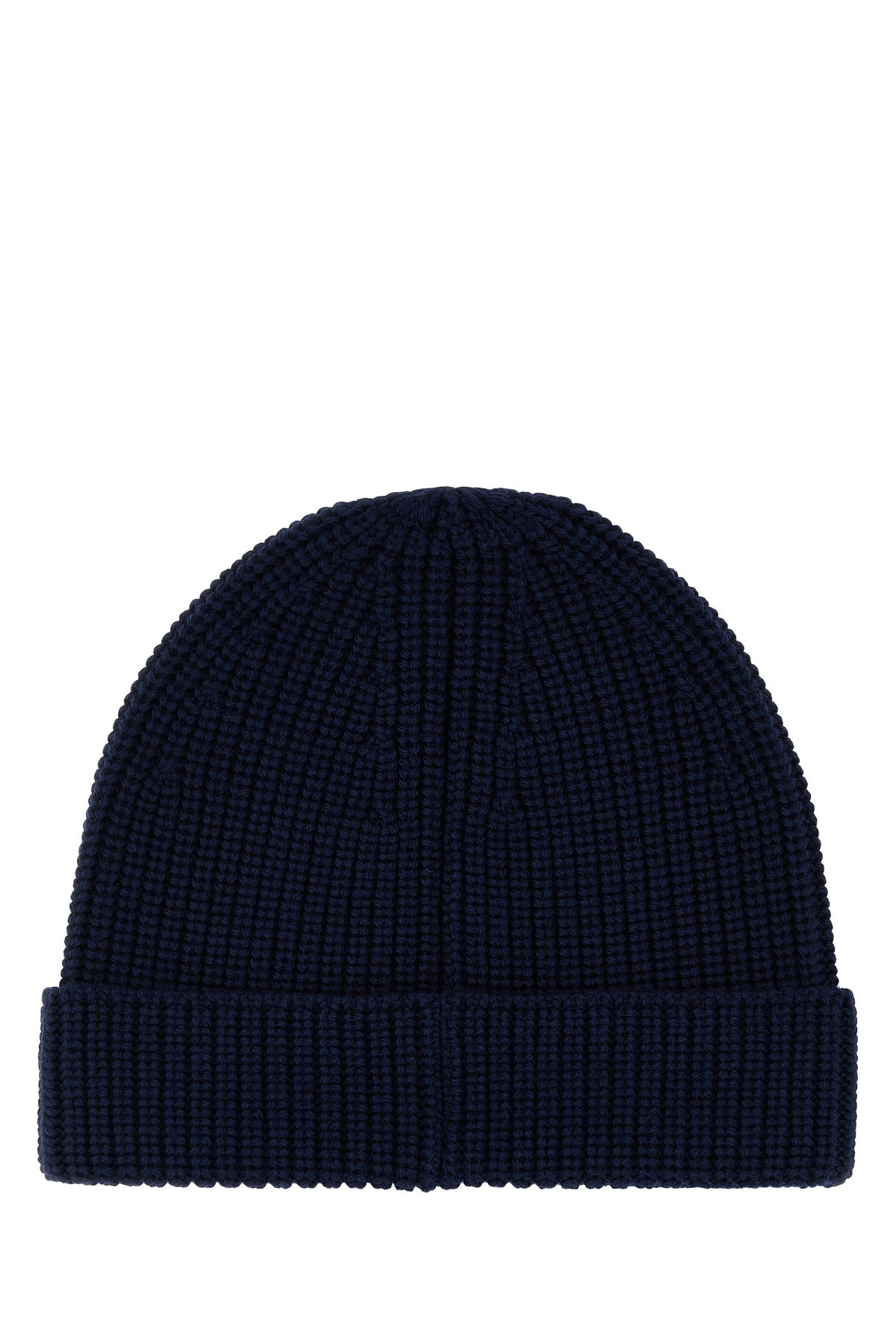 Midnight blue wool beanie hat - 2