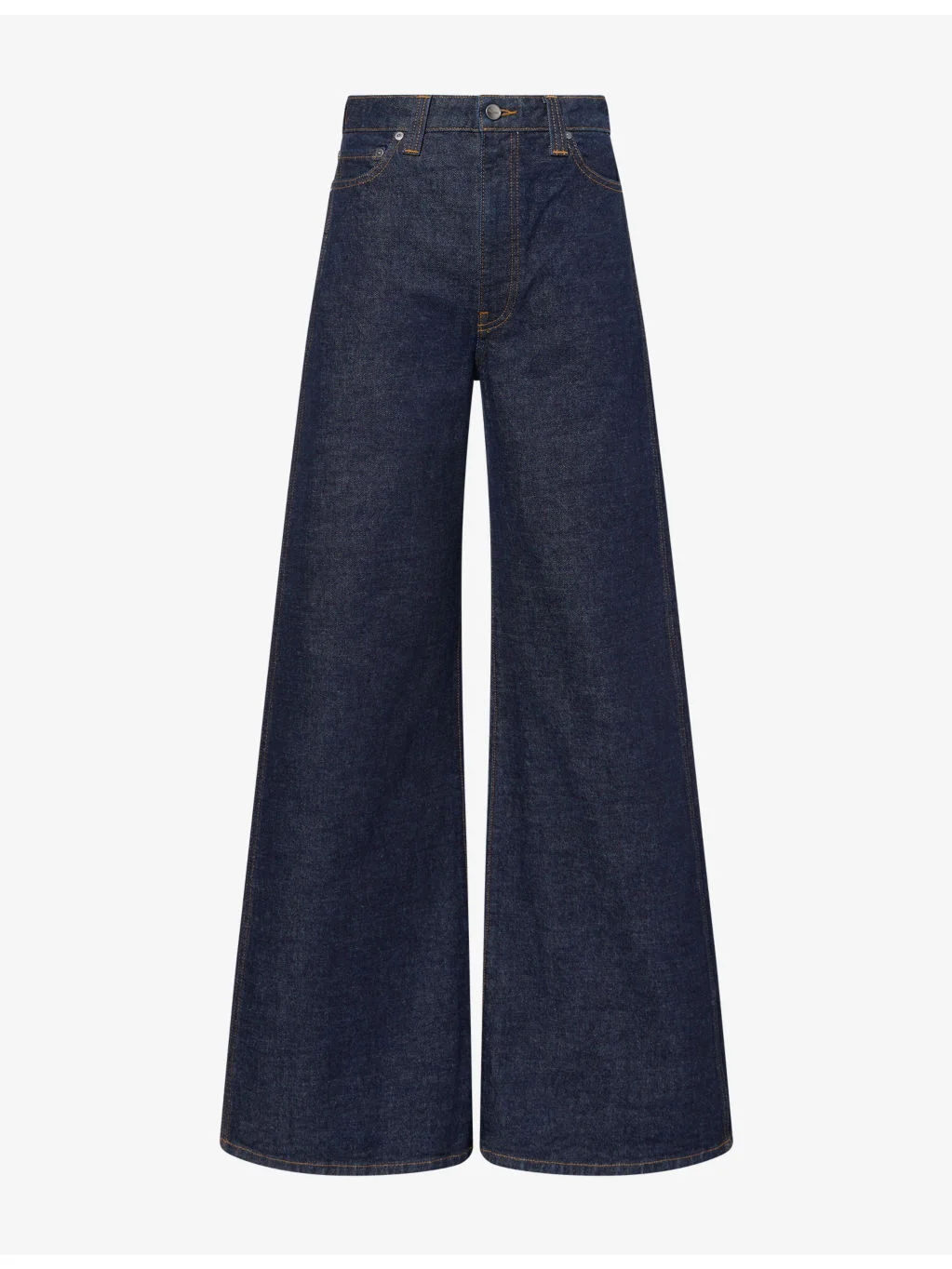 Dane Wide-Leg Cotton-Blend Denim Jeans - 1