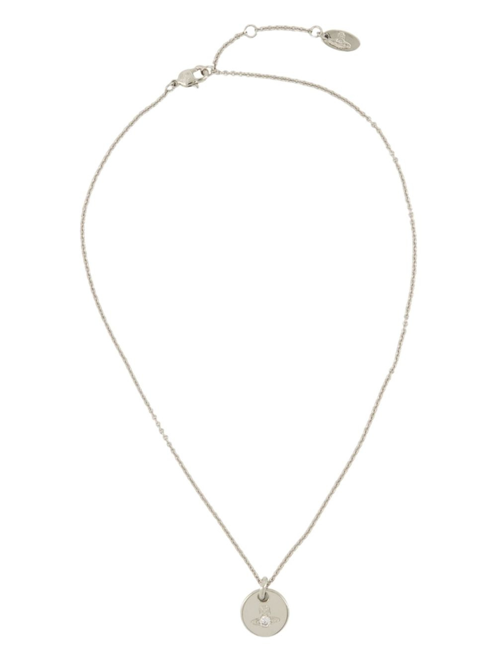 Lewis orb embellished-disc necklace - 4