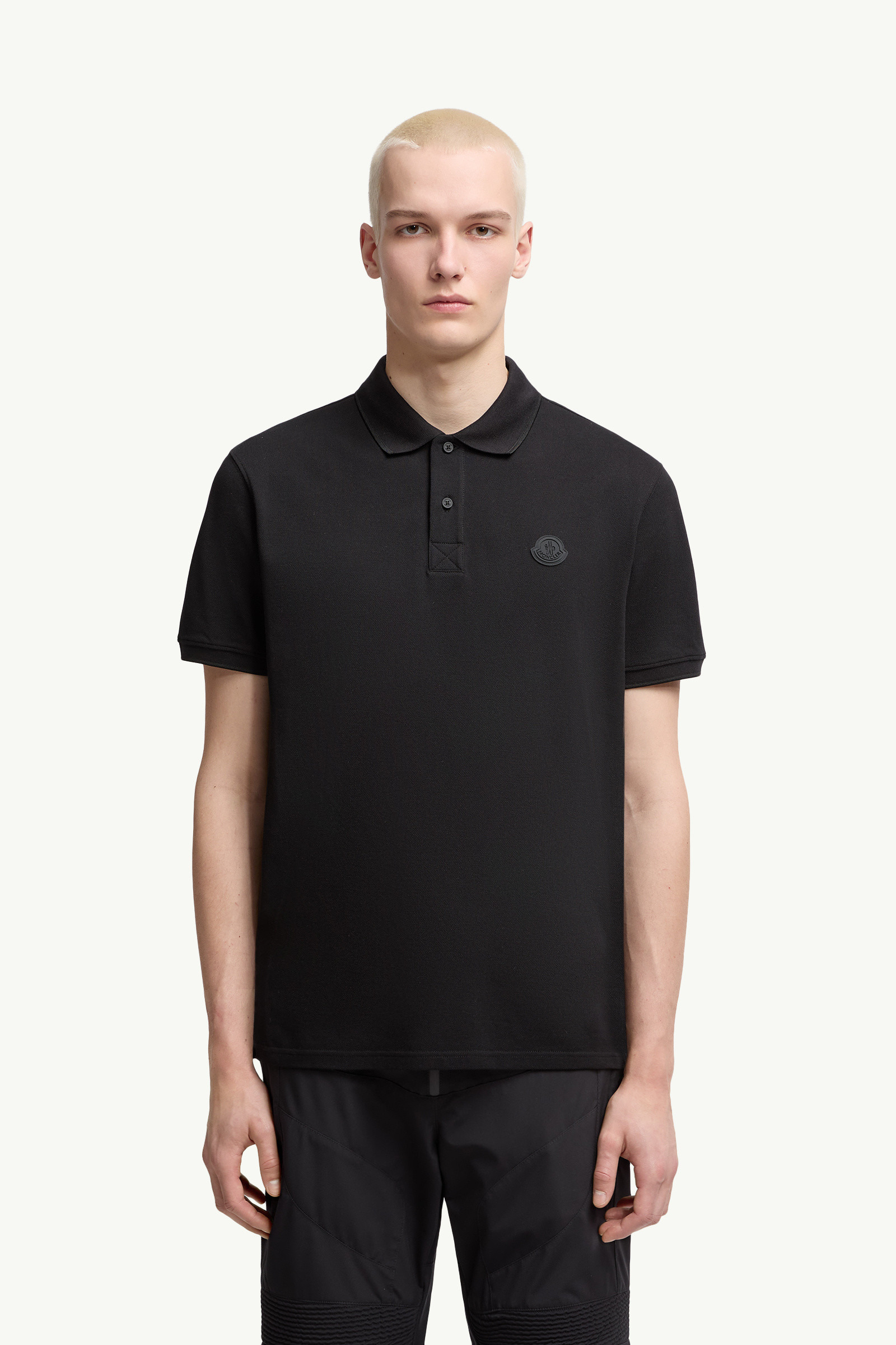 Logo Cotton Piquet Polo Shirt - 3