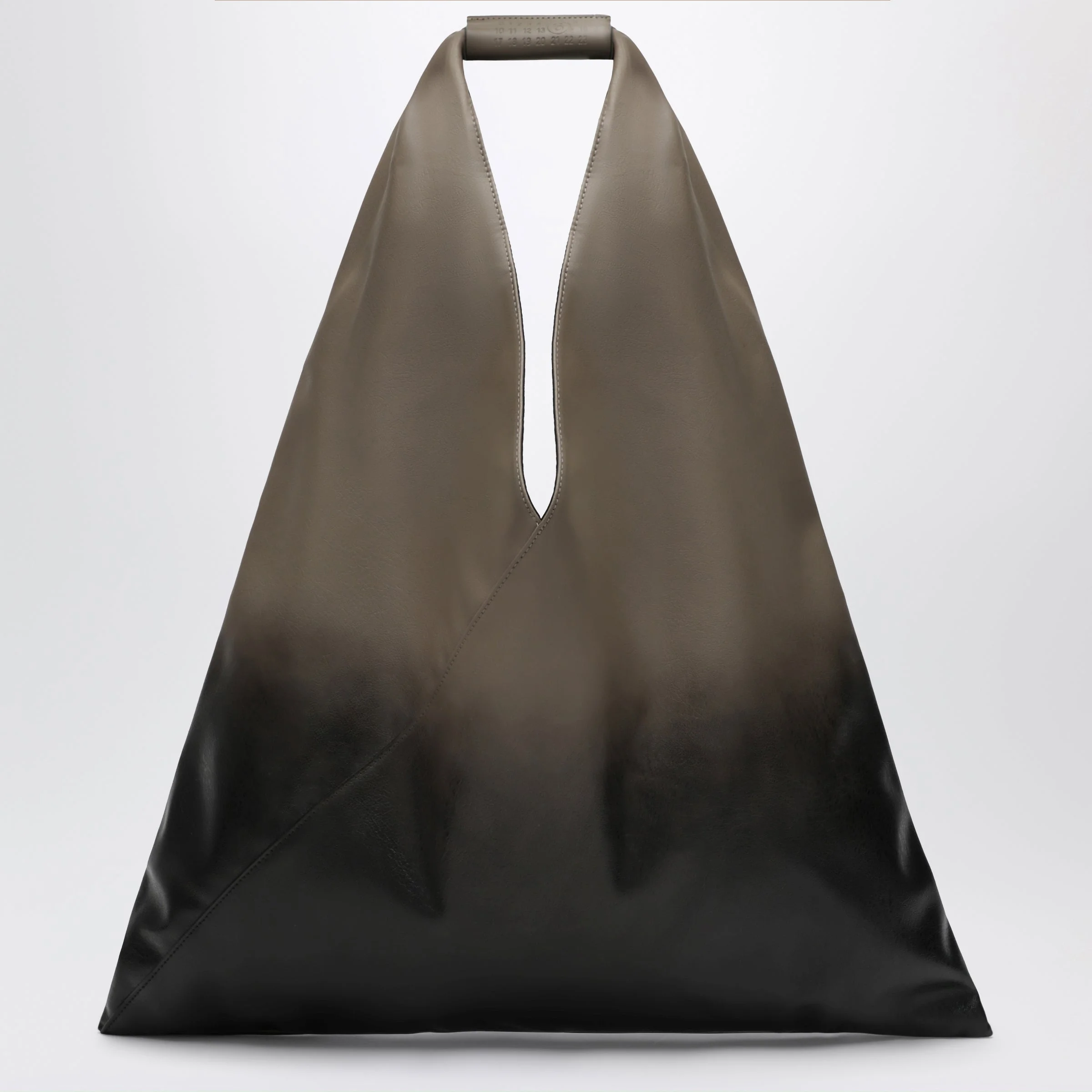 Brown Japanese shoulder bag with gradient effect - 1