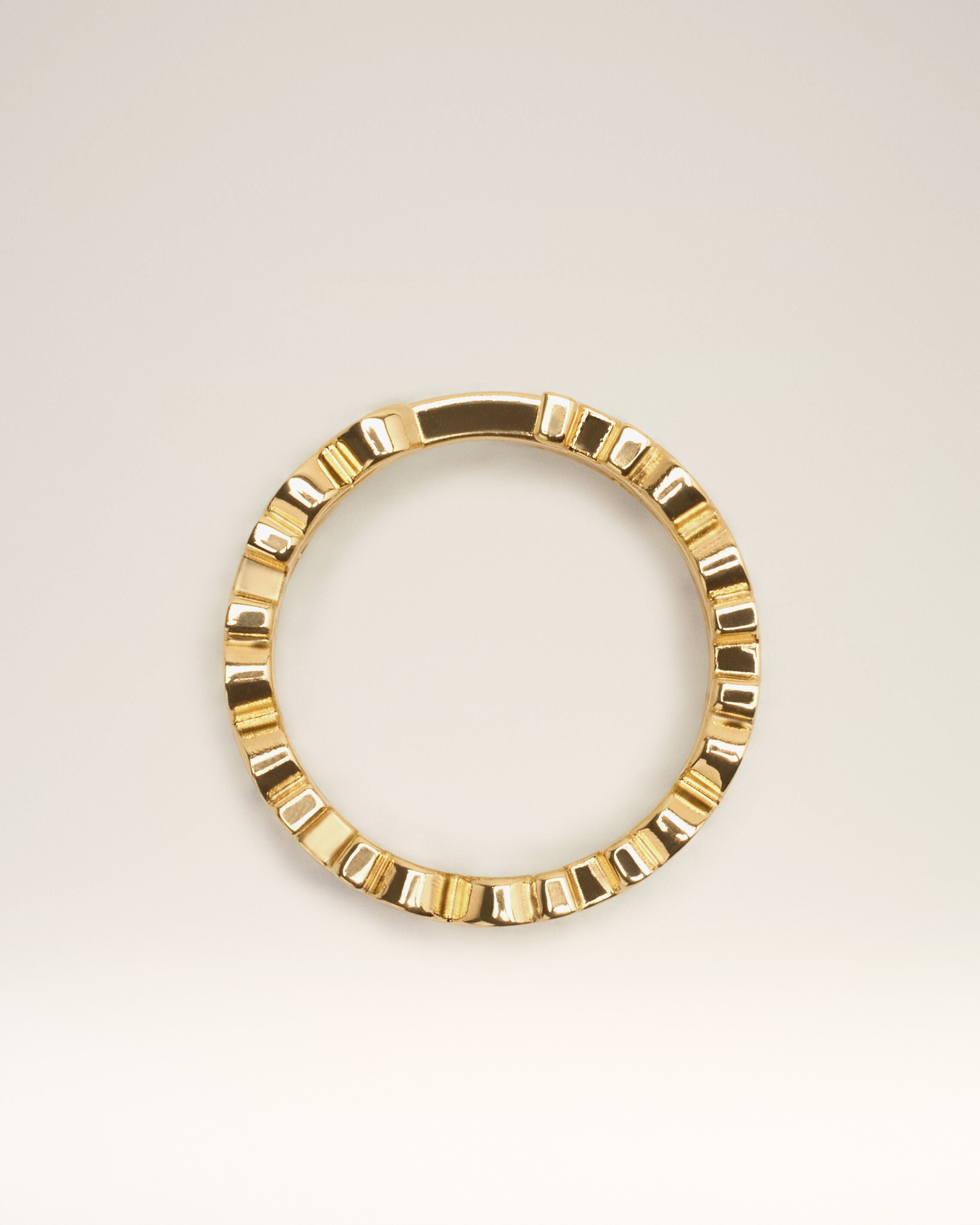 GOLD BRASS AMI DE COEUR RING - 4