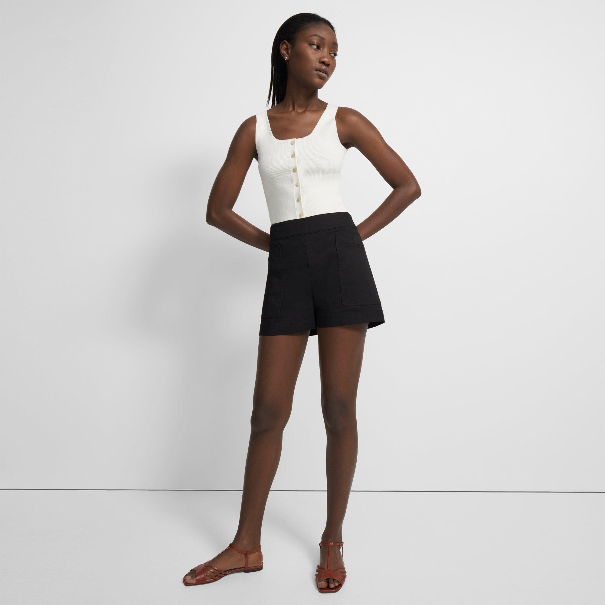 Mini Utility Short in Good Linen - 2