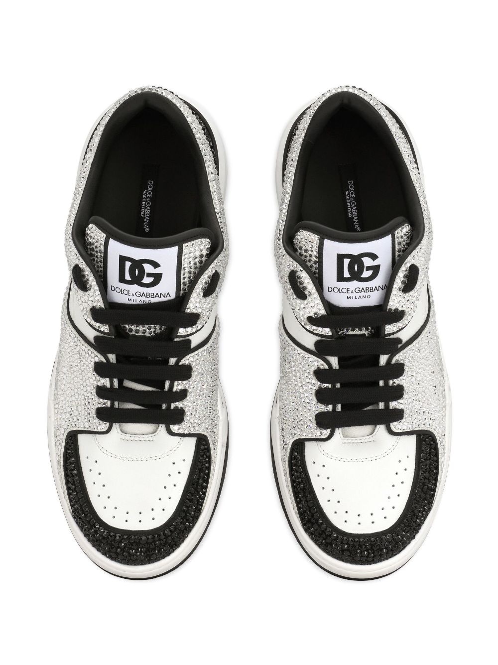 New Roma rhinestone-embellished sneakers - 4
