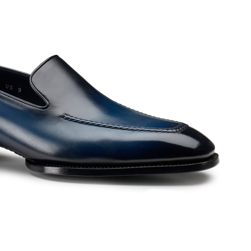 Men's blue leather Limited Edition loafer 5