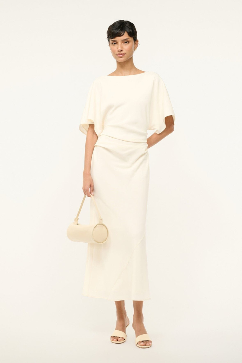 STAUD STAUD AMELIE DRESS IVORY outlook