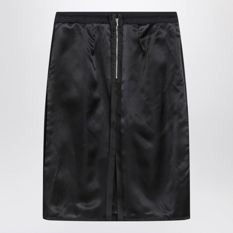 Maison Margiela Blue Skirt With Satin Side Panels Women - 2