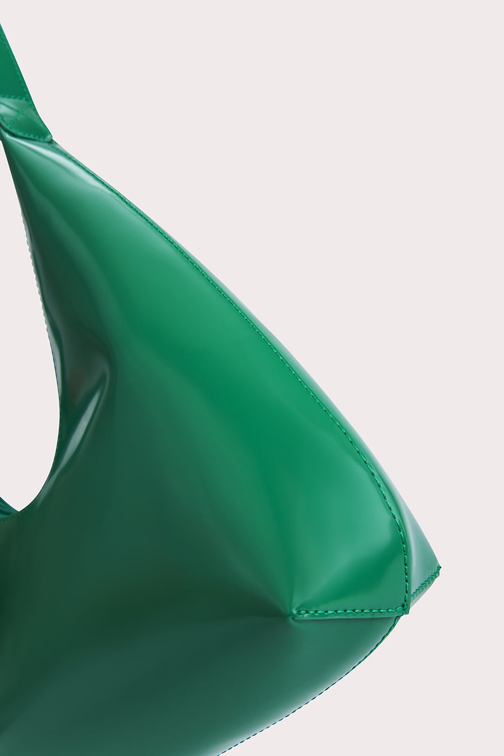 Amber Clover Green Semi Patent Leather - 6