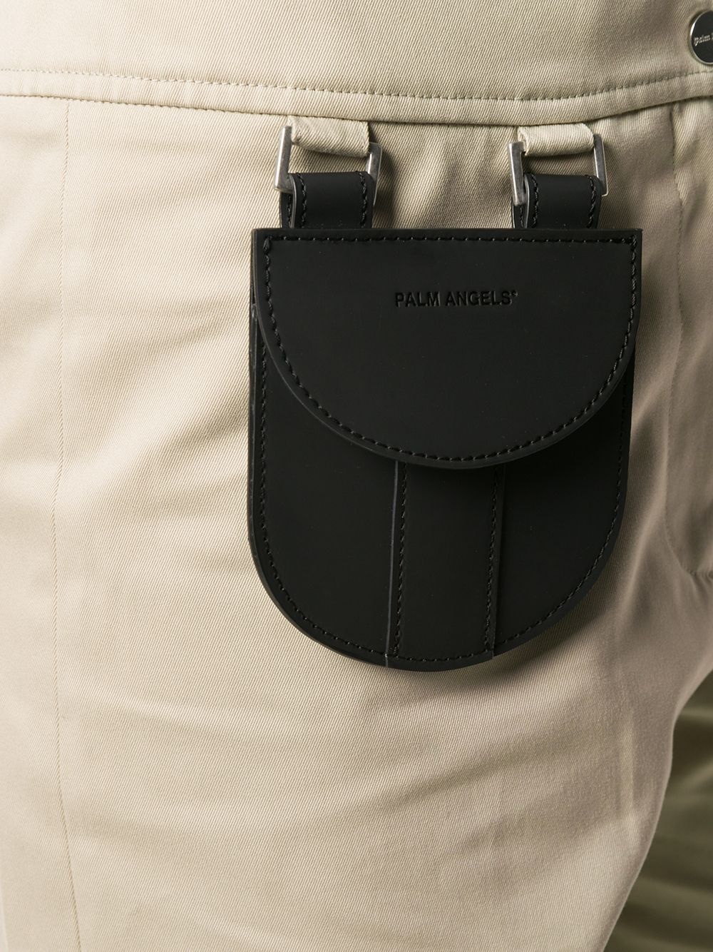 contrasting pocket knee-length shorts - 5