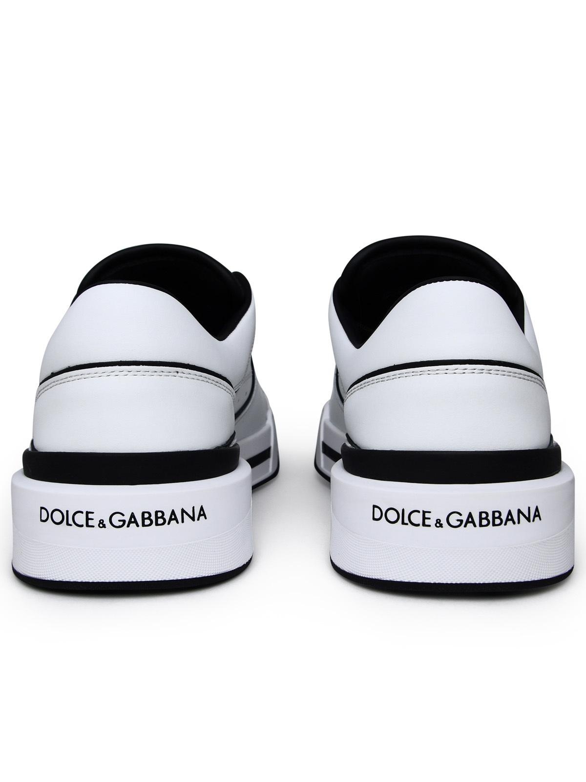 Dolce & Gabbana Man Dolce & Gabbana New Roma White Leather Sneakers - 4