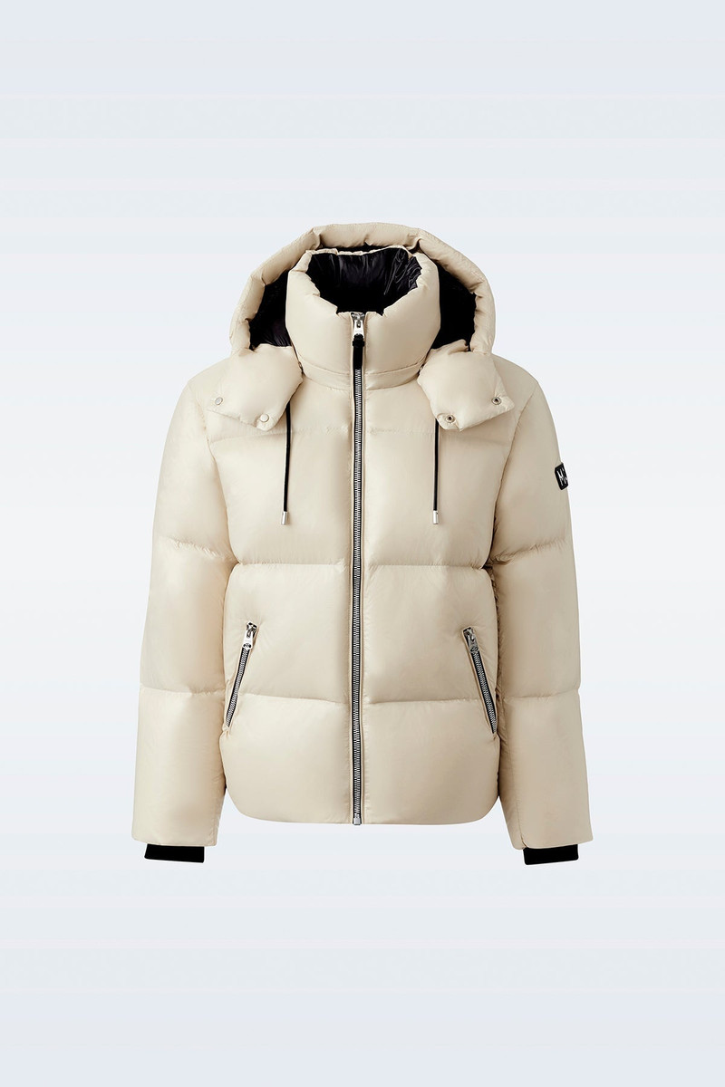 KENT-Z lustrous light down jacket with hood 5