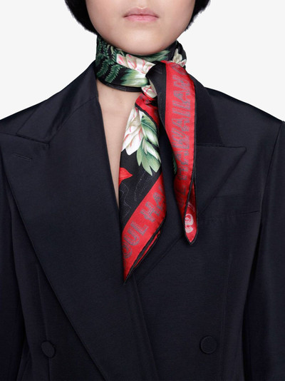 GUCCI floral print scarf outlook