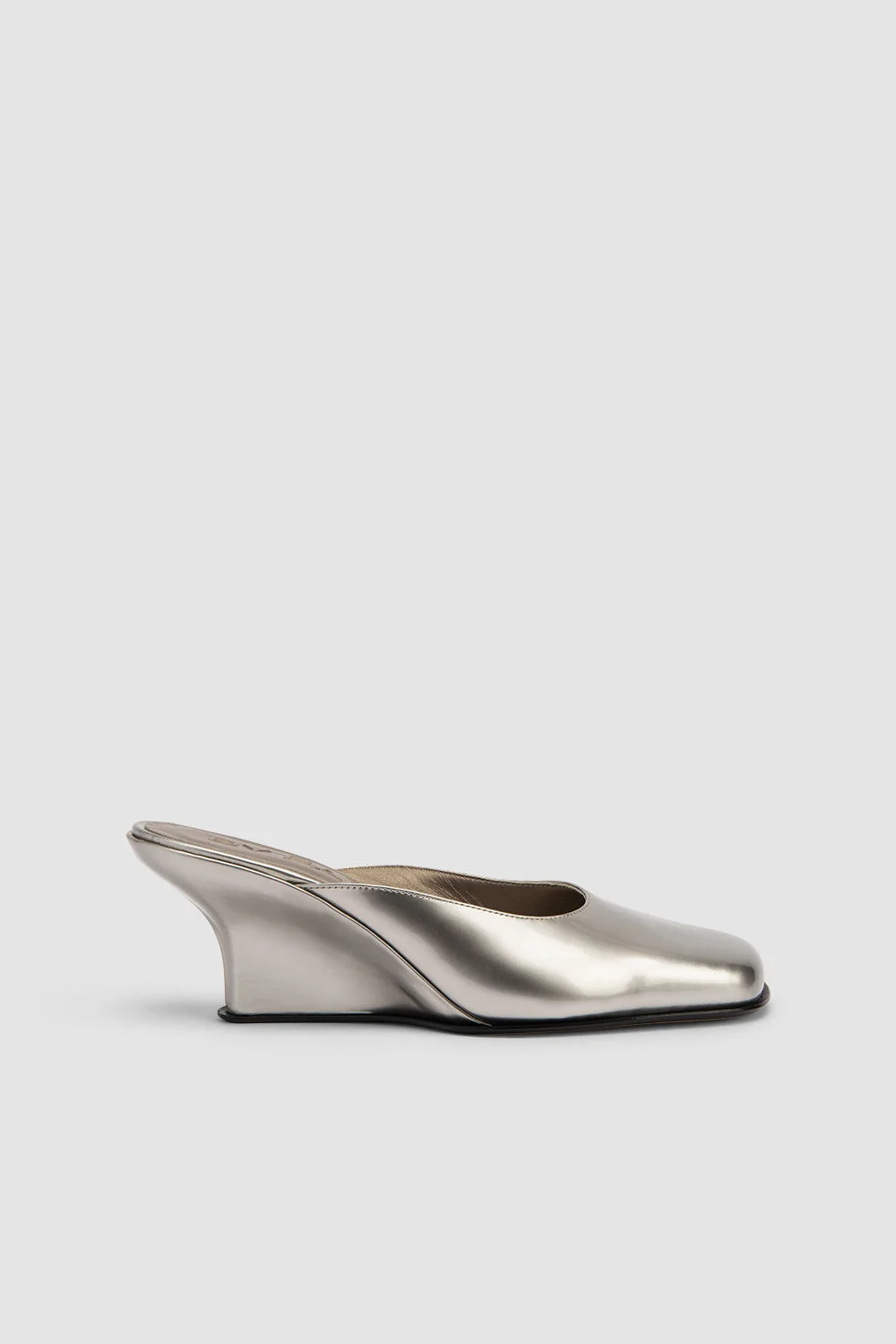 Caroo Closed Toe Metallic Mule - 1