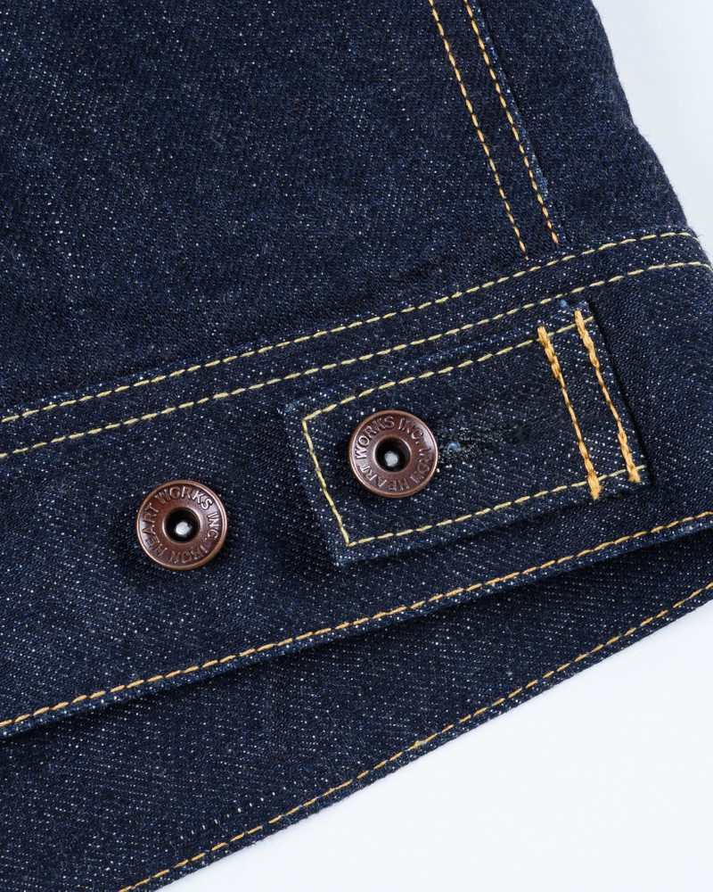 18OZ SELVEDGE DENIM STORM RIDER JACKET - INDIGO 16