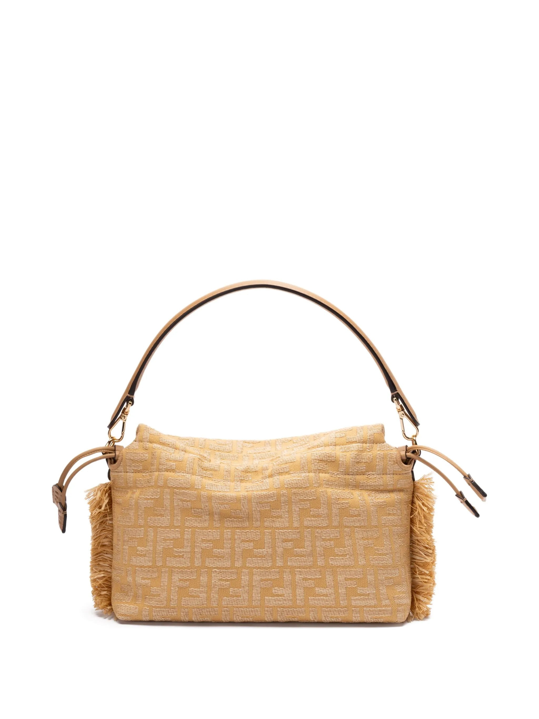 Zucca Mamma fringed canvas shoulder bag - 2