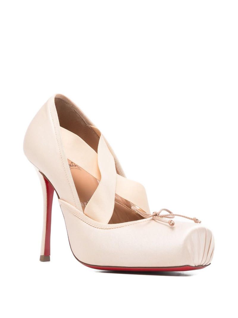 Christian Louboutin Cassiastic bow-detail strap pumps outlook