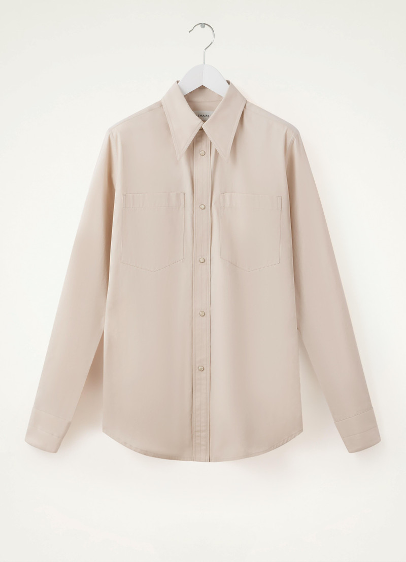 POINTED COLLAR SHIRT WITH SNAPS 1