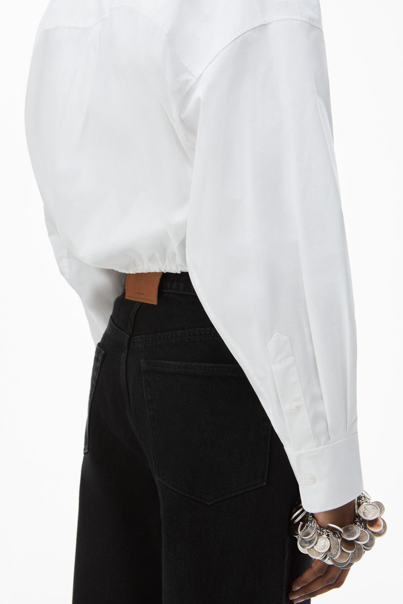 Alexander Wang EZ cut-out logo jeans outlook