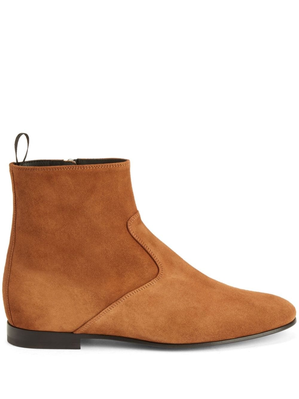 Ron panelled suede ankle boots - 1
