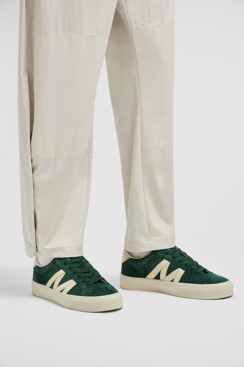 Moncler Monaco2 Suede & Nubuck Sneakers outlook