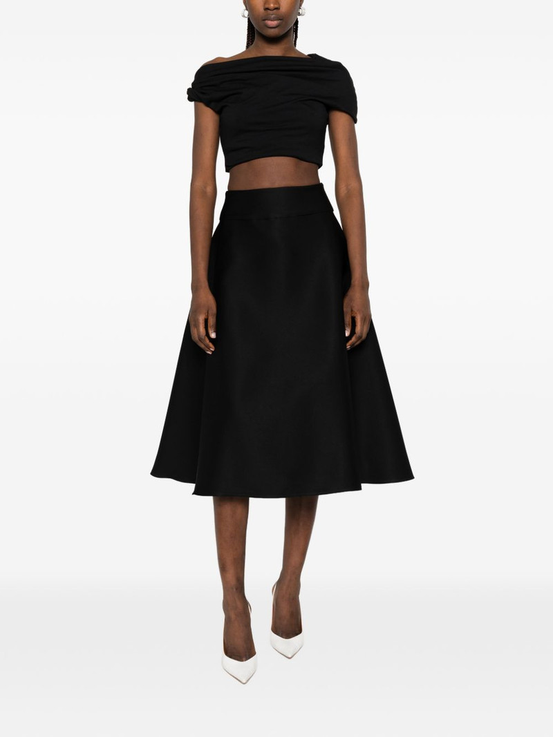 David Koma A-line midi skirt outlook