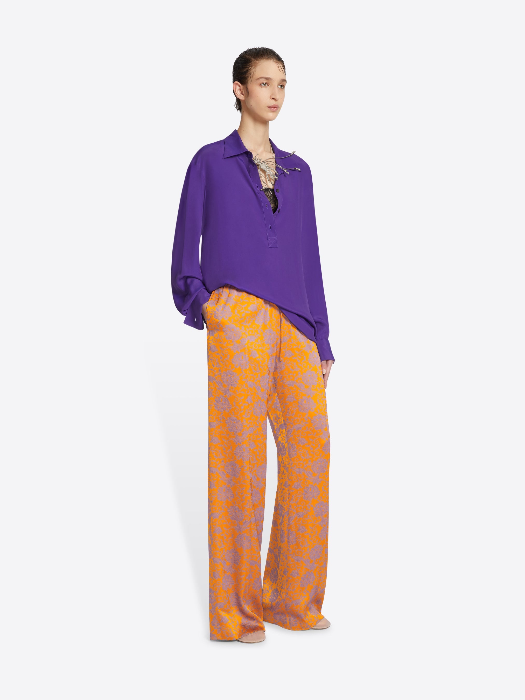 JACQUARD PANTS - 3