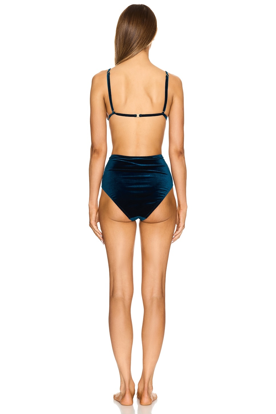 Tallow Velvet Triangle Bikini - 3