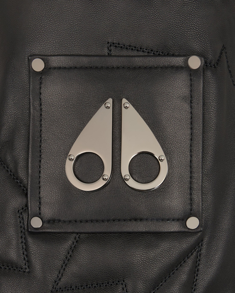 MAPLETON LEATHER DOWN PUFFER JACKET 5