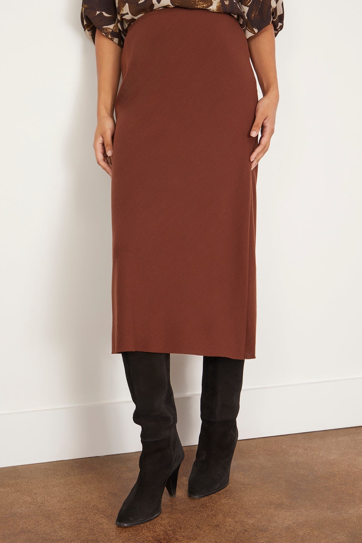 Separ Skirt in Brown - 3