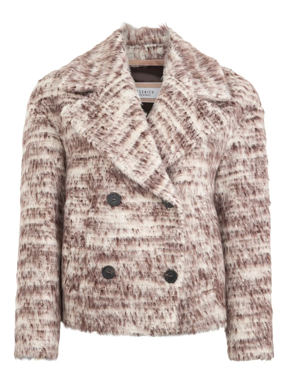 structured double-breasted blazer - 1