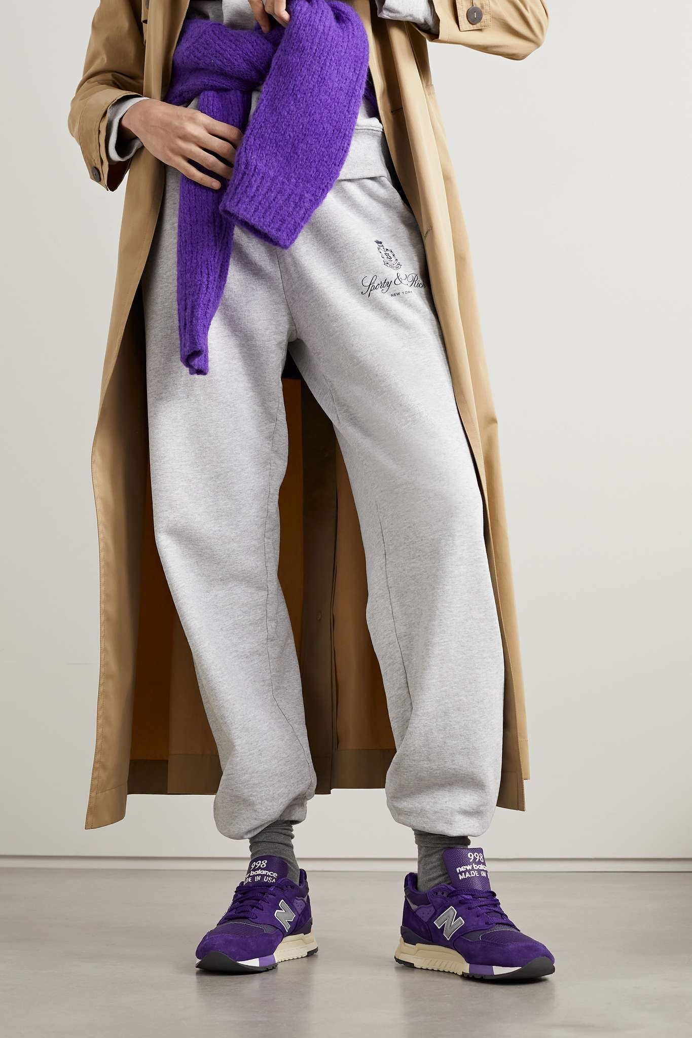 New Balance MADE in USA 998 Core rubber-trimmed leather, mesh and  