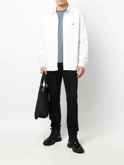 Diesel embroidered-logo button-up shirt outlook