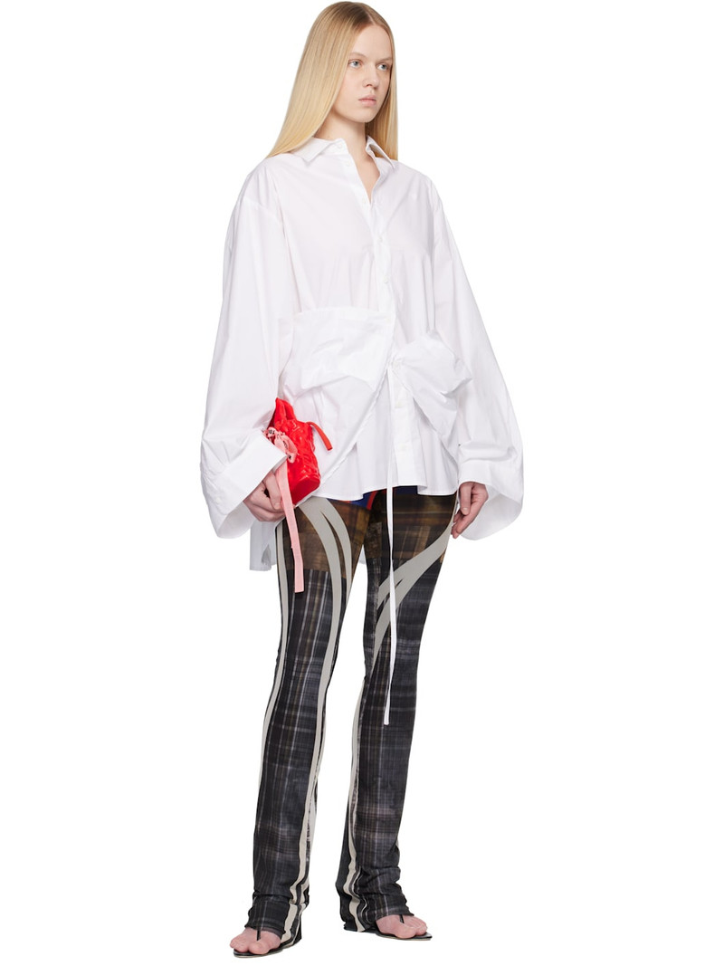 OTTOLINGER White Liberated Double Shirt Minidress outlook