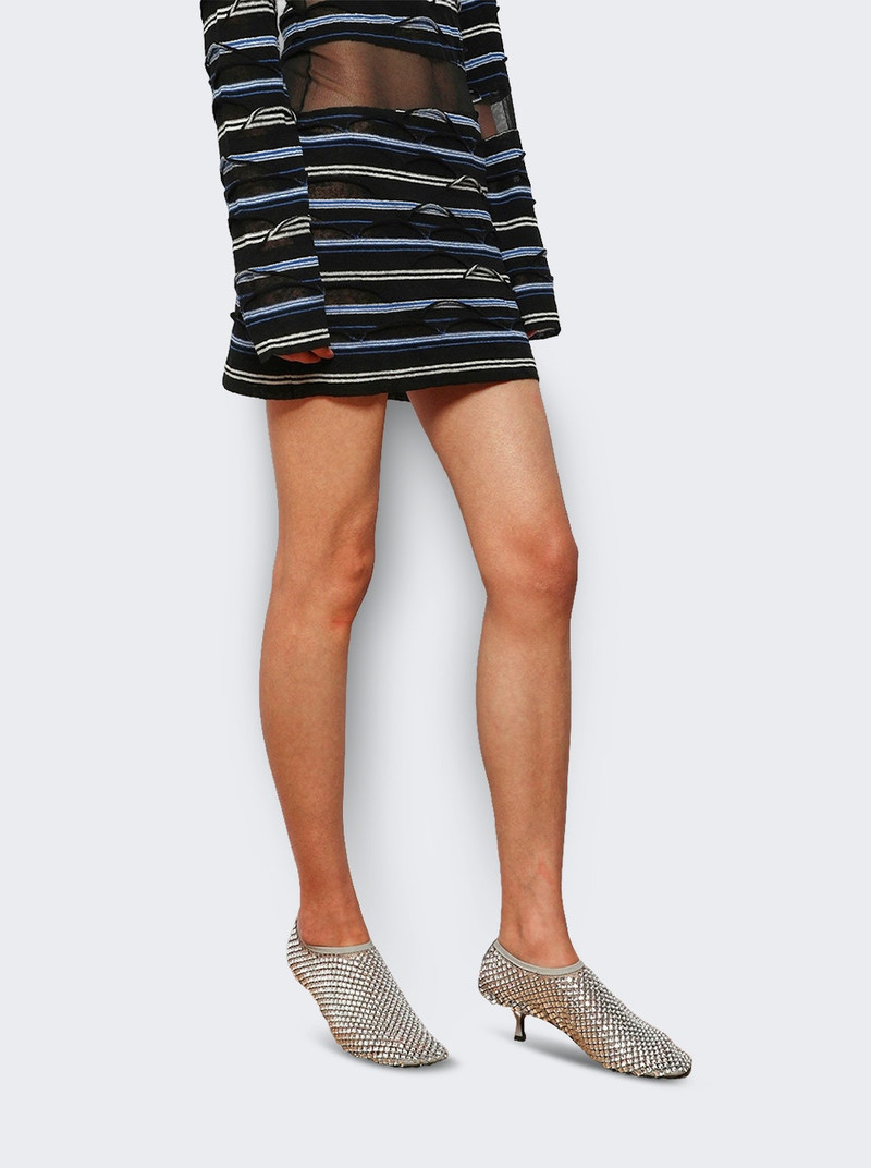 CHRISTOPHER ESBER Minette Bezeled Micro Heel Pump Grey outlook
