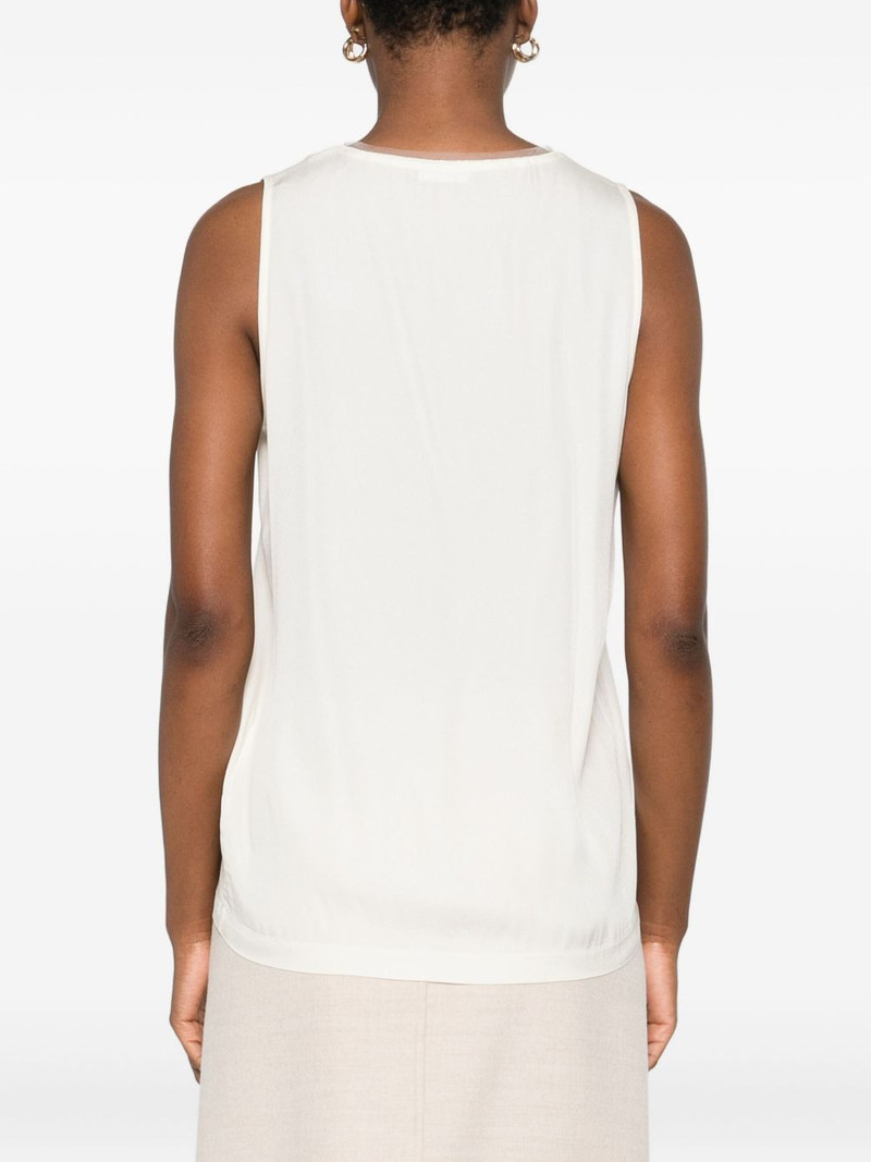 V-neck sleeveless blouse 4