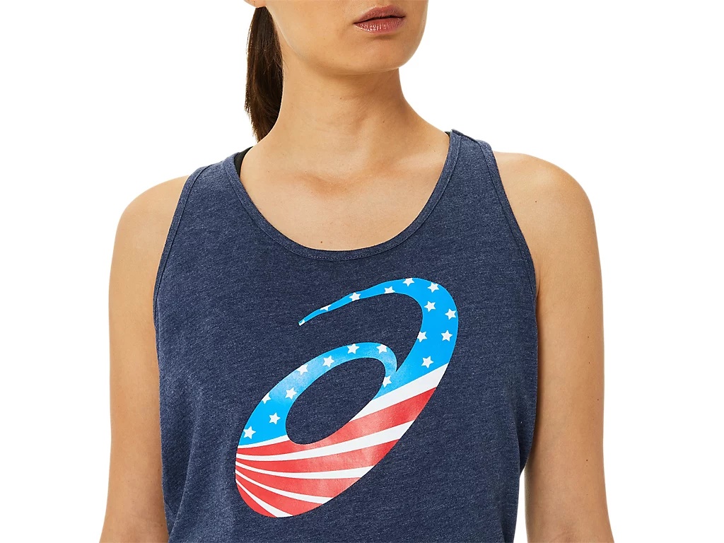 WOMEN'S SPIRAL A STARS AND STRIPES SHORT SLEEVE - 4
