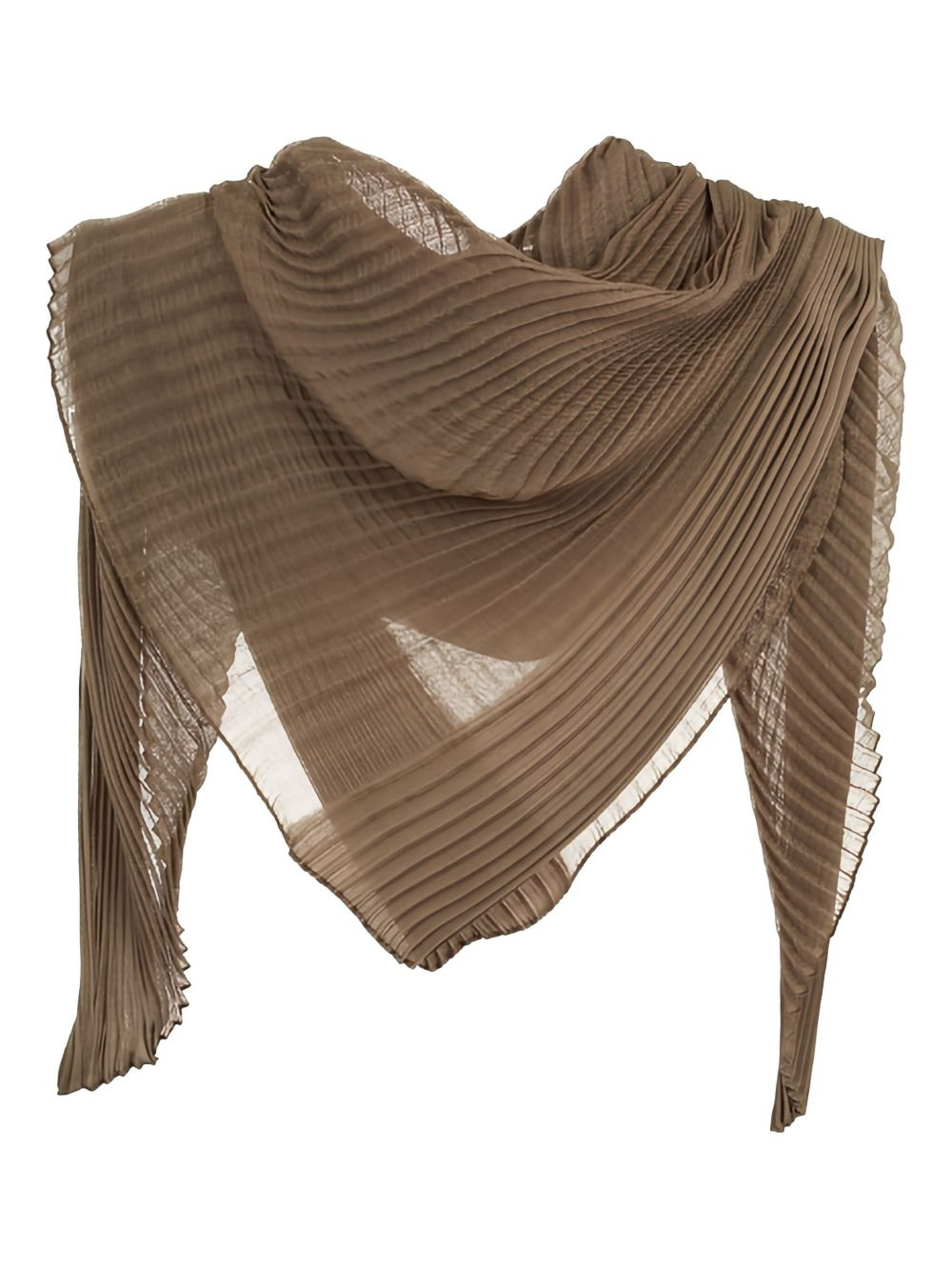 pleated scarf - 2