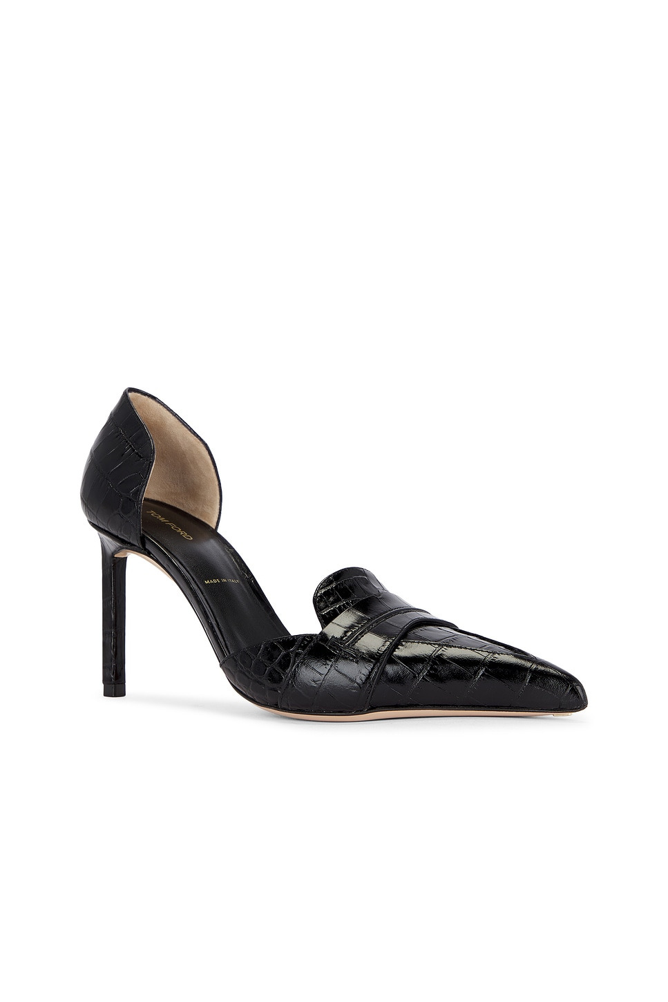 Eva Croc 85 Dorsay Pump - 2
