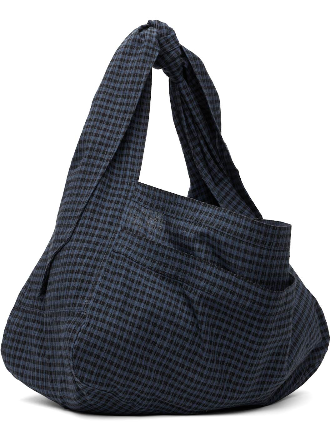 SSENSE Exclusive Navy & Black Cocoon Sac Bag - 2