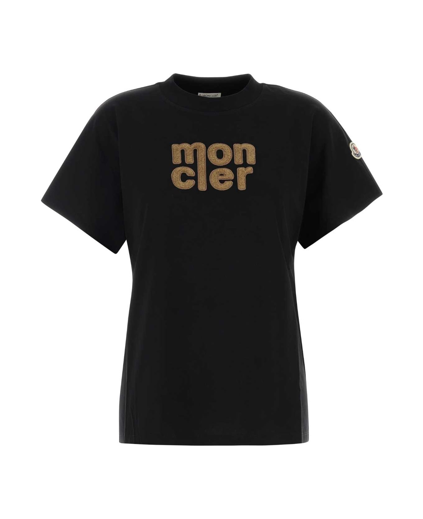 Black Cotton T-shirt - 1