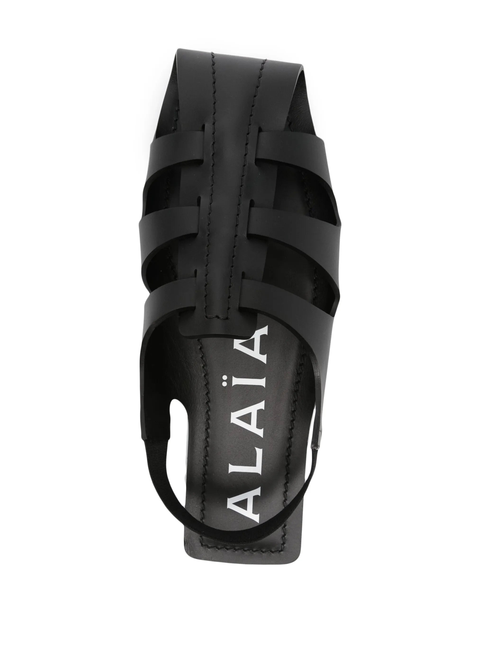 caged-design flat sandals - 4