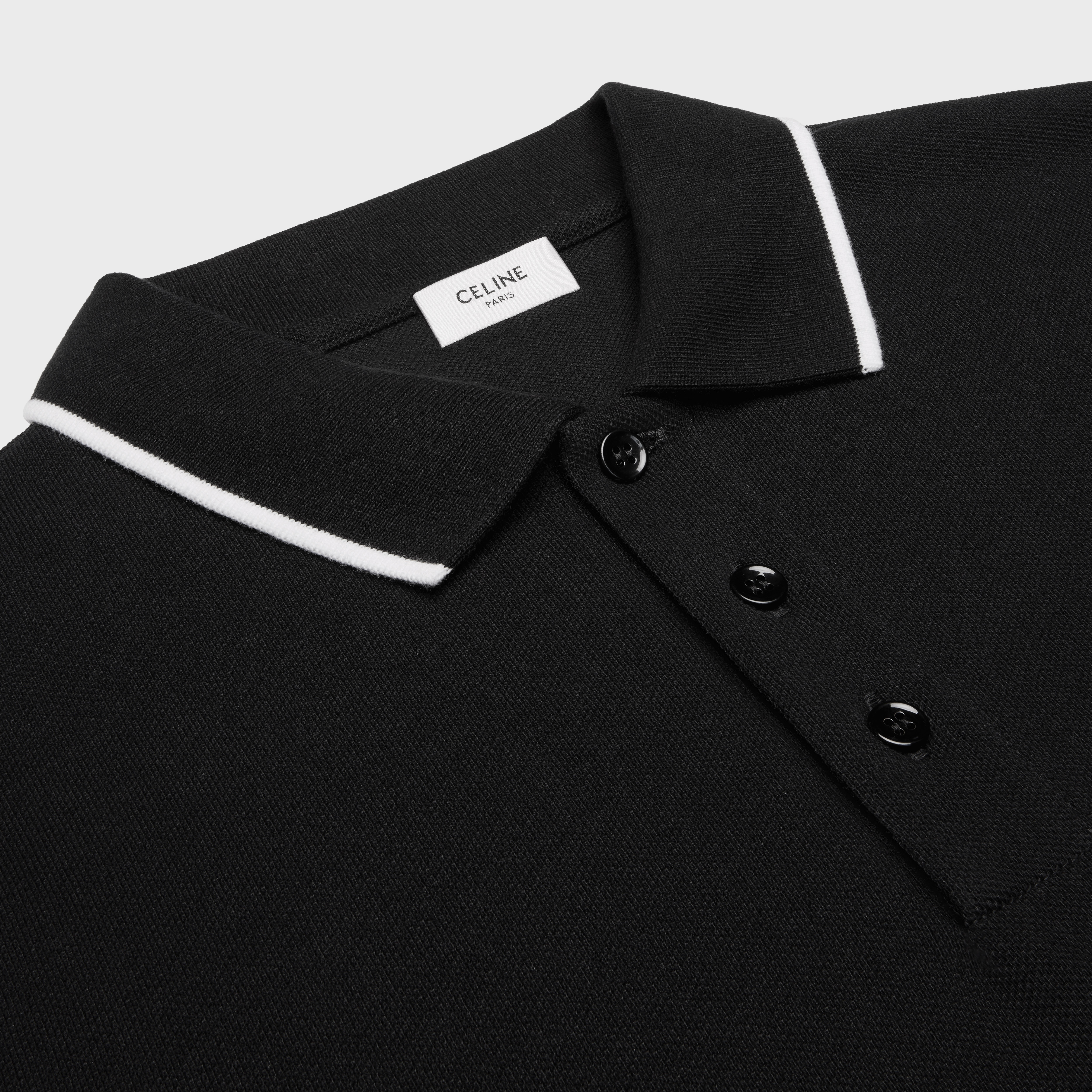 classic polo shirt in cotton piqué - 3