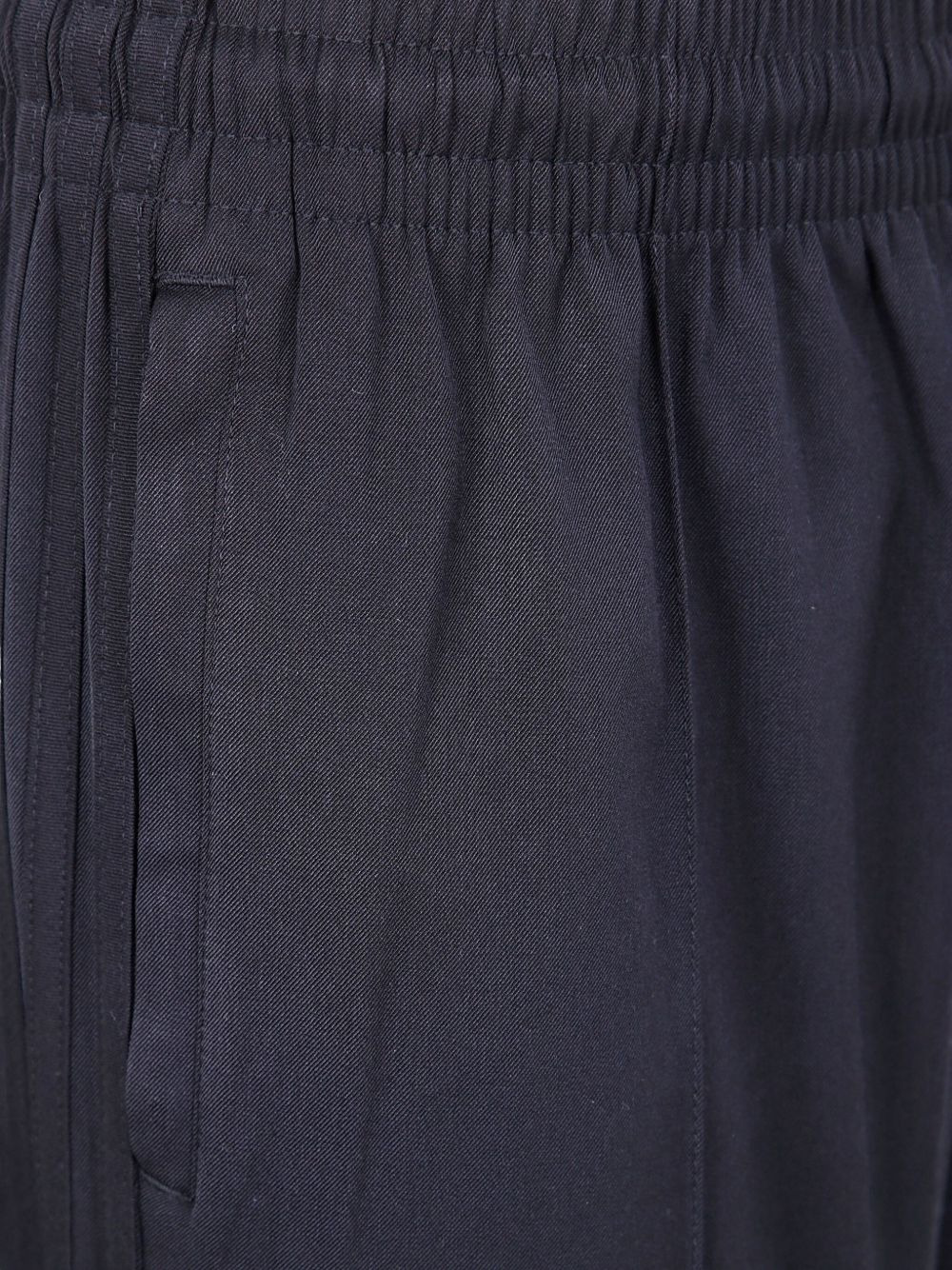 elastic-waist straight-leg trousers - 2
