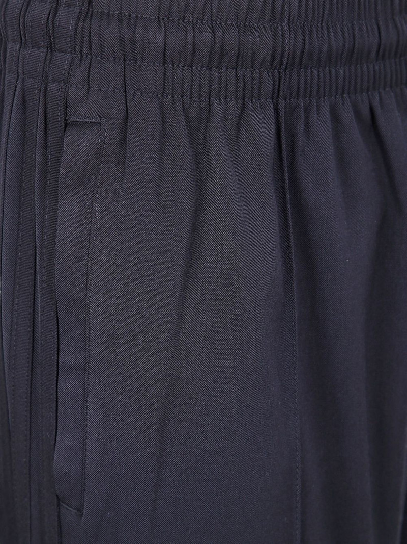 adidas elastic-waist straight-leg trousers outlook
