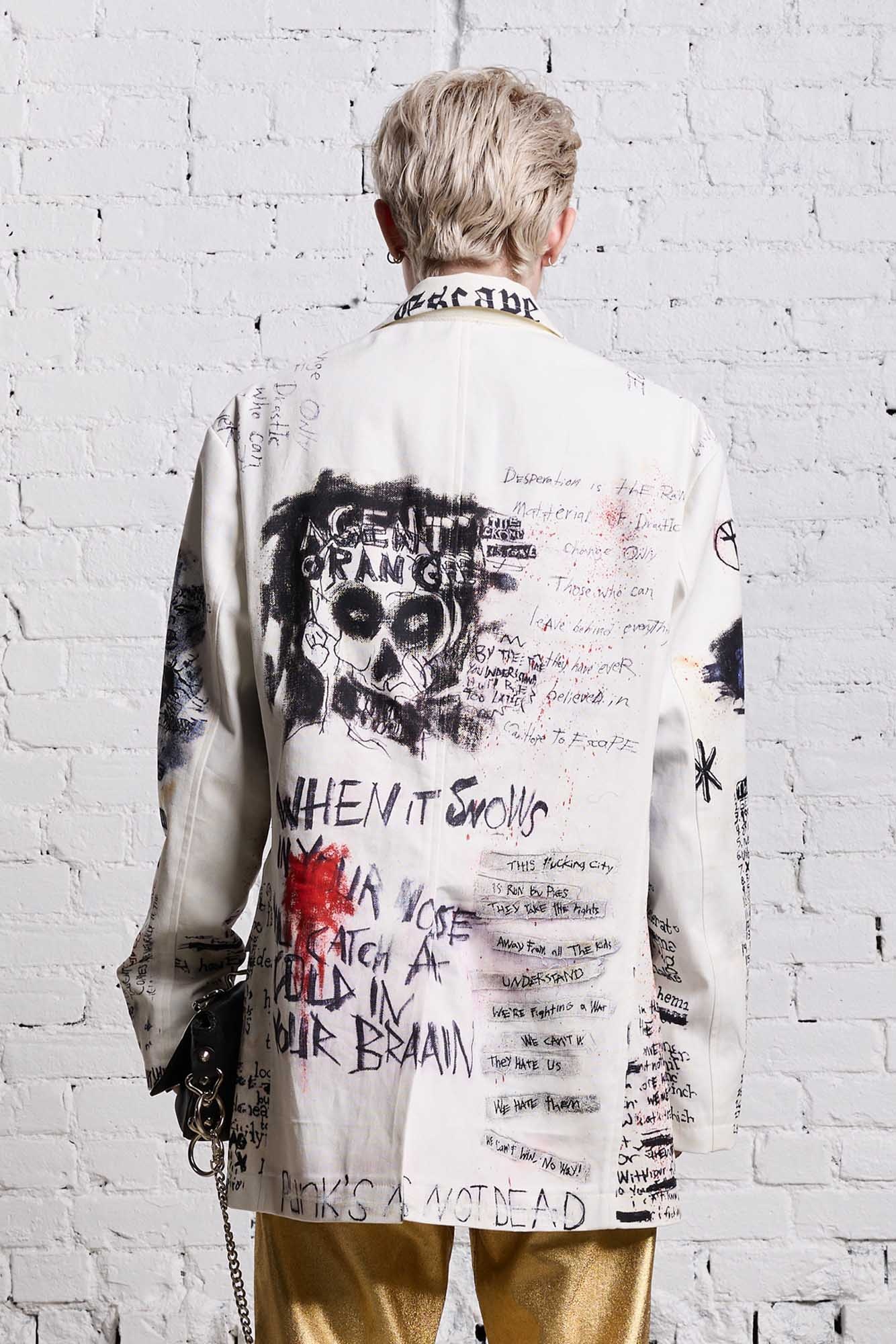 OVERSIZED RAGGED BLAZER - SKETCHBOOK - 6