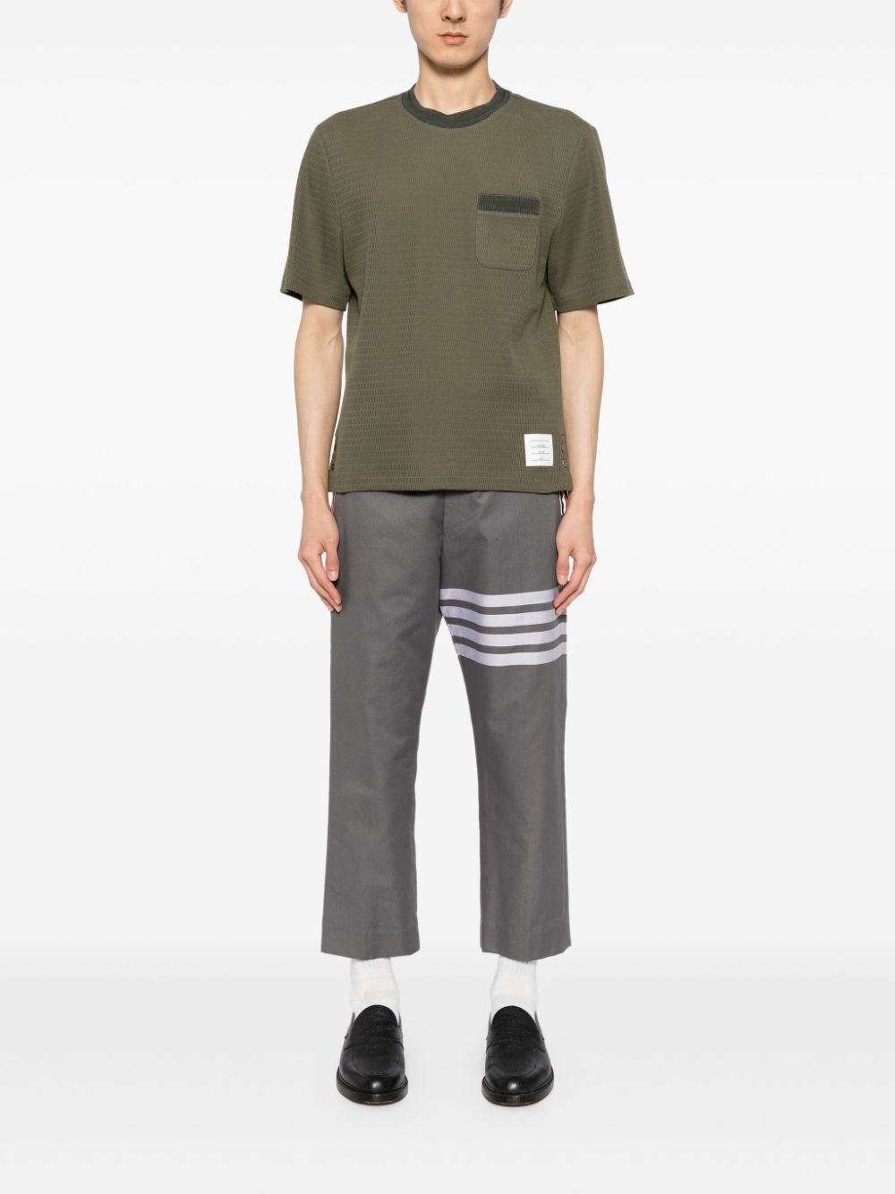 Pointelle cotton tee - 2