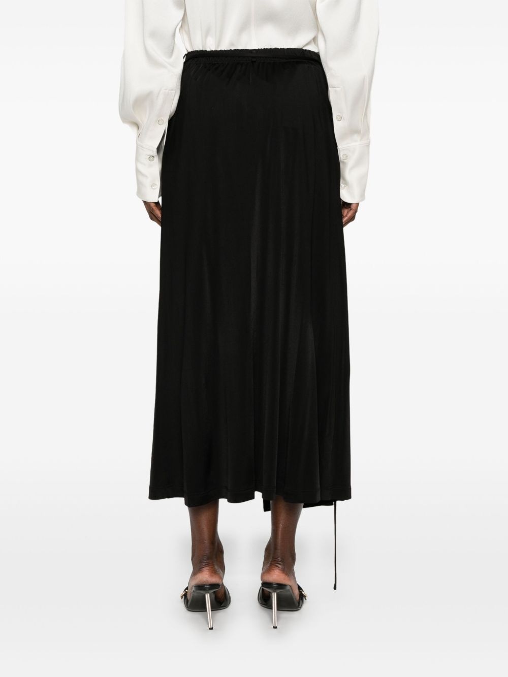 wrap maxi skirt - 4