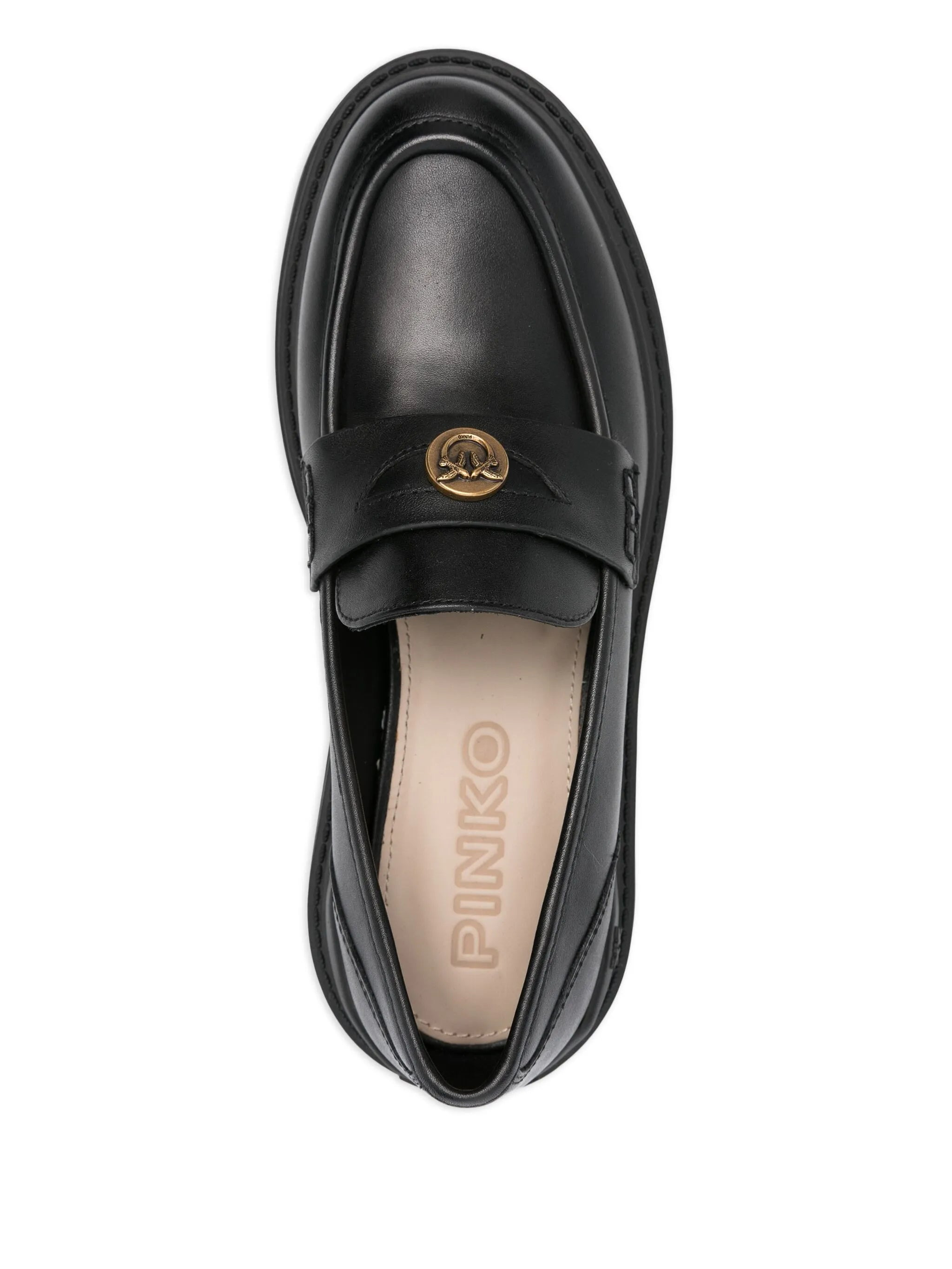 Pinko Logo-plaque Platform Loafers - 4